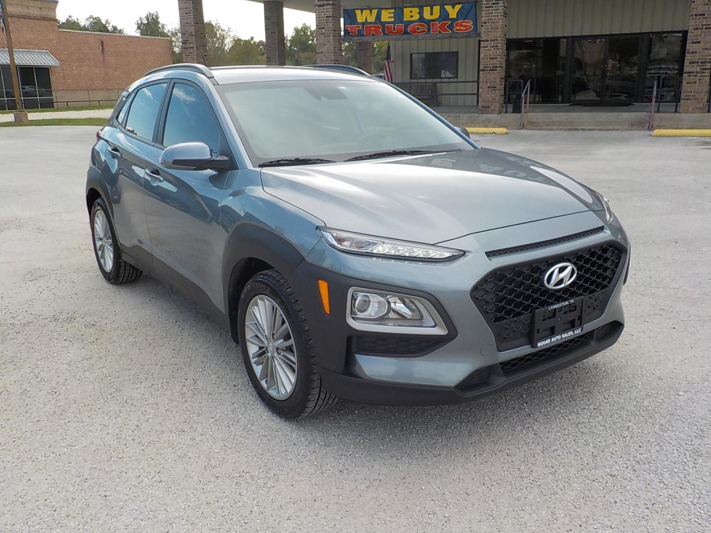 2021 Gray Hyundai Kona (KM8K22AA2MU) , Automatic transmission, located at 1617 W Church Street, Livingston, TX, 77351, (936) 327-3600, 30.710995, -94.951157 - WOW!! This thing is double sharp!! - Photo#1